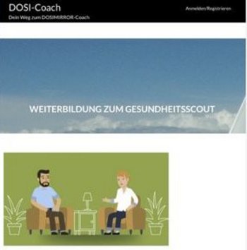 Screenshot Weiterbildung zum Gesundheitsscout 