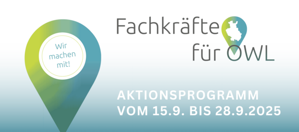 Logo des Aktionsprogramms Fachkräfte für OWL