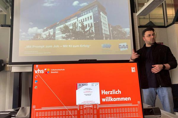 DAA-Mitarbeiter referiert bei der Infobörse Frau und Beruf 